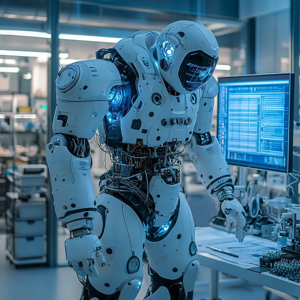 Robot in the lab